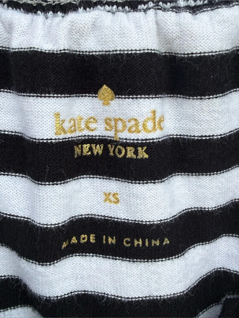 Kate Spade Striped Ruffled Shoulder Sun Dress